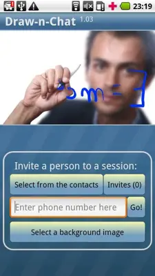 Draw-n-Chat android App screenshot 1